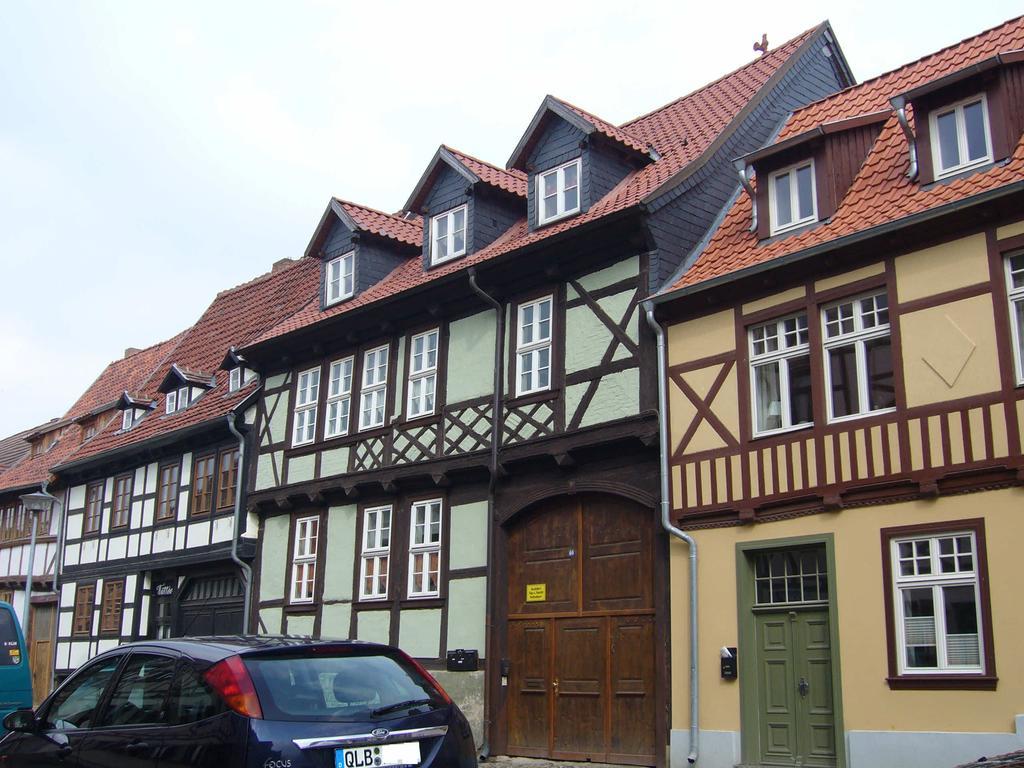 Ferienwohnungen Im Fachwerkhaus Quedlinburg Exteriör bild